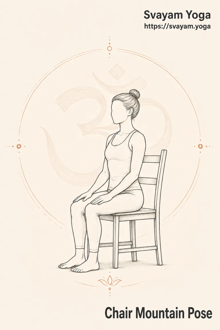Chair Mountain Pose